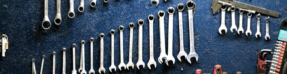 Row of spanners